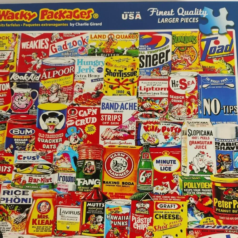 White Mountain 2014 WACKY PACKAGES #1065S COMPLETE Puzzle